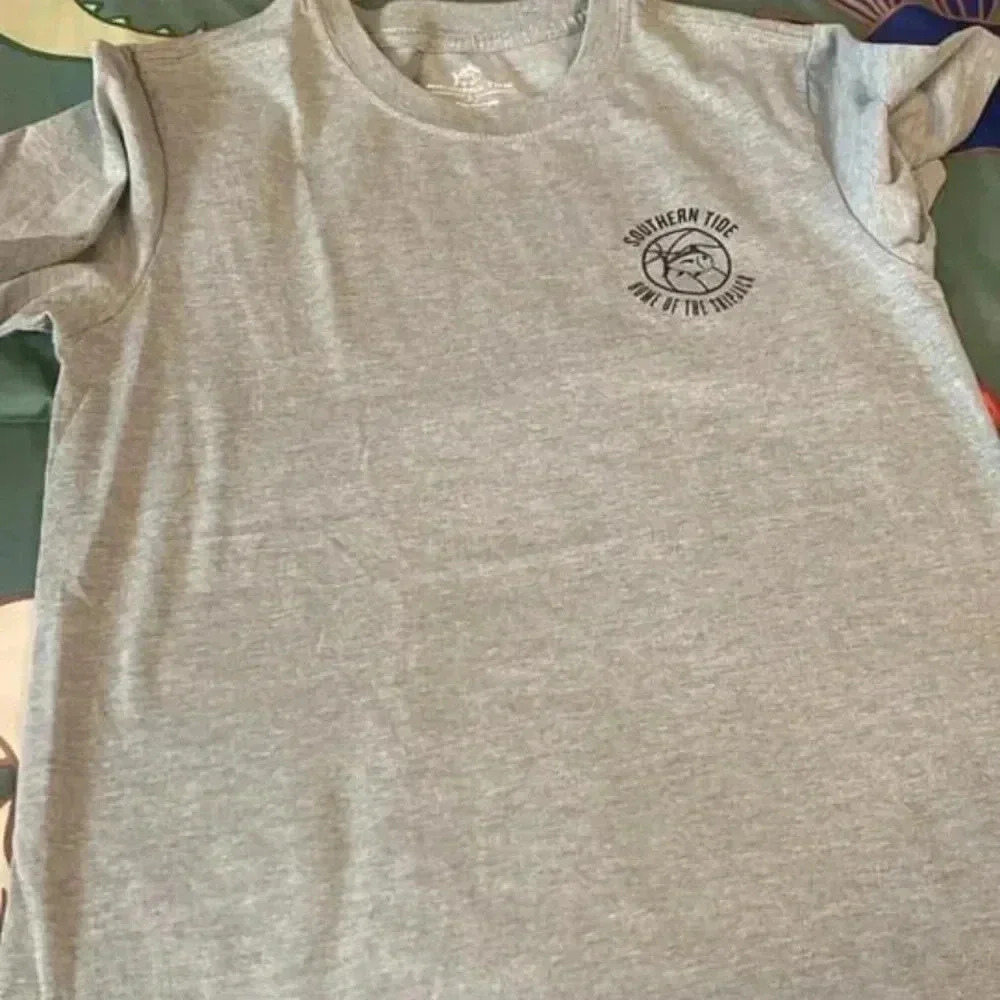 Southern tide boys basketball tee in size large 12/14